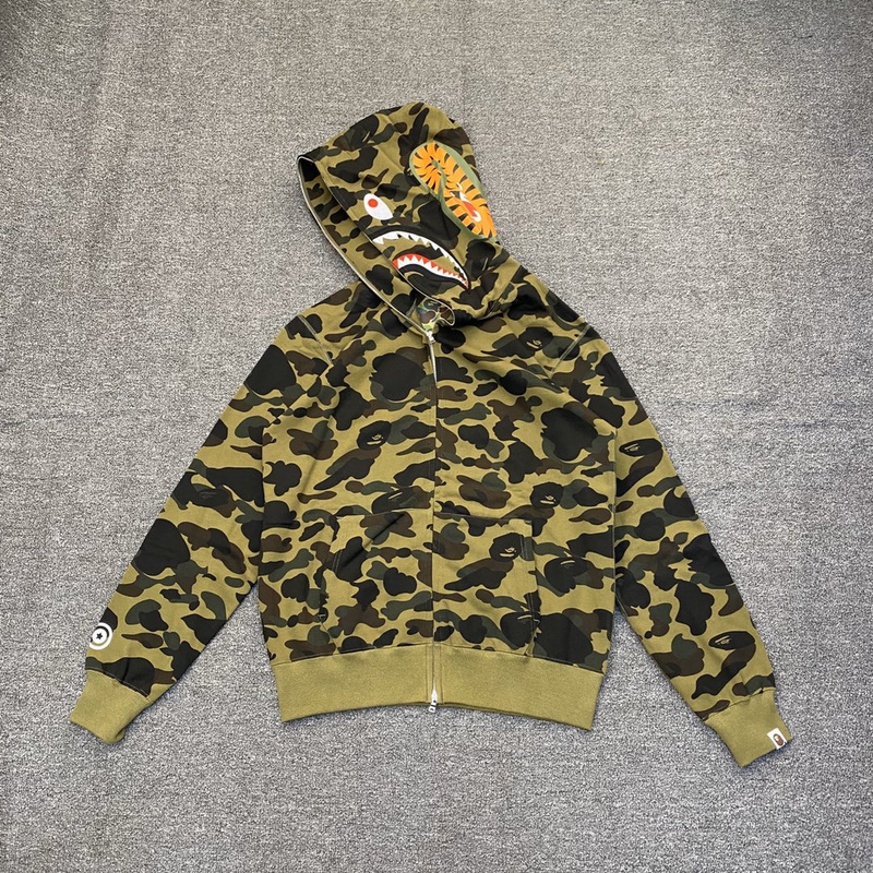 Худи A Bathing Ape Hood Mask ZIP "Yellow" фото № 7