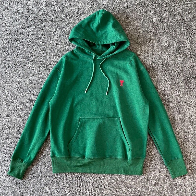 Худи Amiri Cotton With Small Red Letter Logo "Green" фото № 2