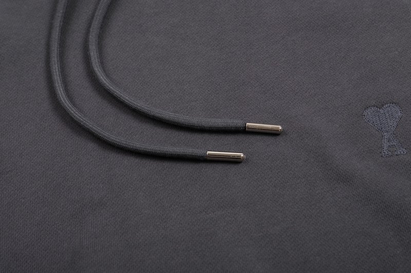 Худи Amiri With The Same Color Logo "Gray" фото № 4