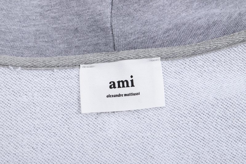 Худи Amiri Red Heart - Letter Logo "Gray" фото № 5