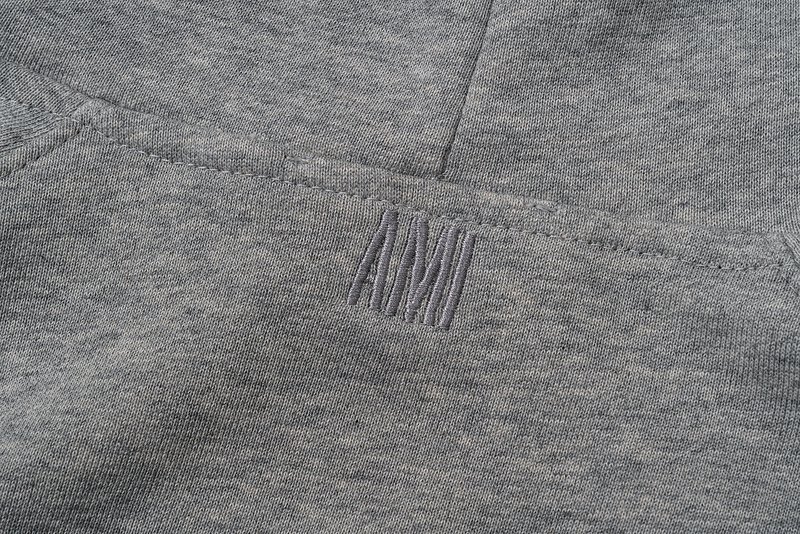 Худи Amiri One-Color - With The Brand Logo "Gray" фото № 4