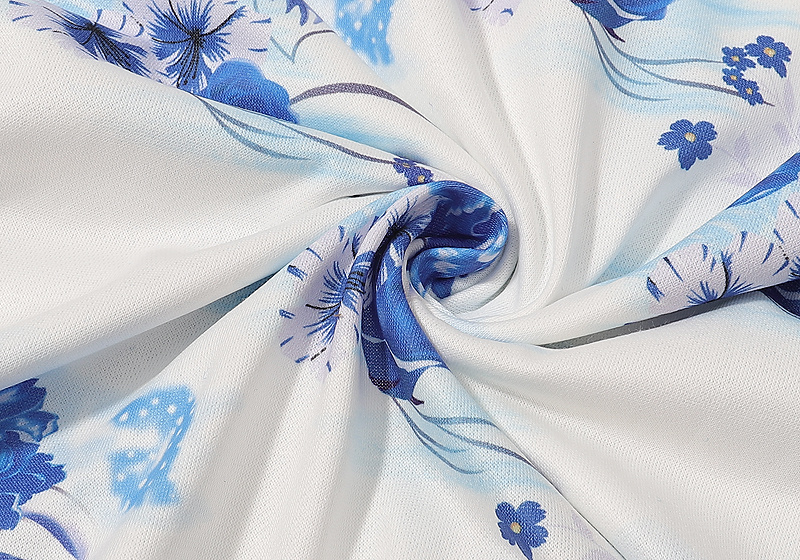 Худи Awake With Flowers "White/Blue" фото № 5