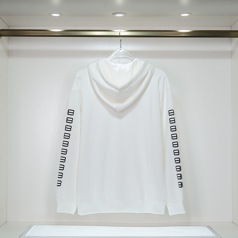 Худи Balenciaga Sleeves With Logo "White" фото № 6