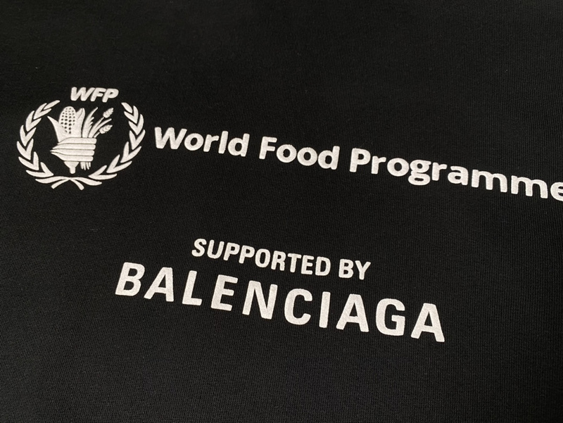 Худи Balenciaga WFP Logo "Black" фото № 3