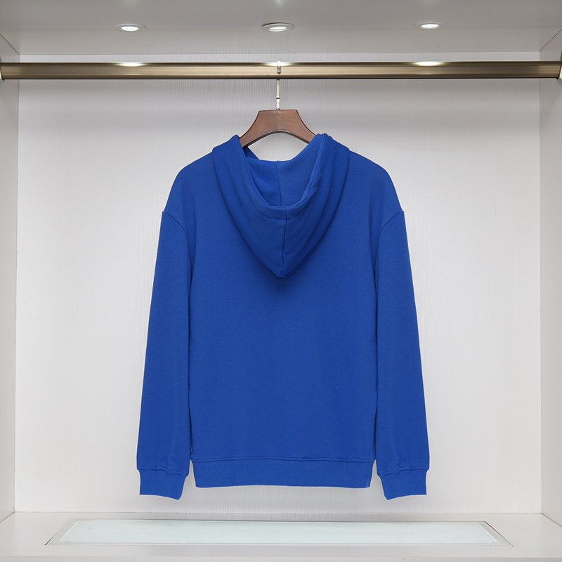 Худи Balmain Logo Balmain Paris "Blue" фото № 2