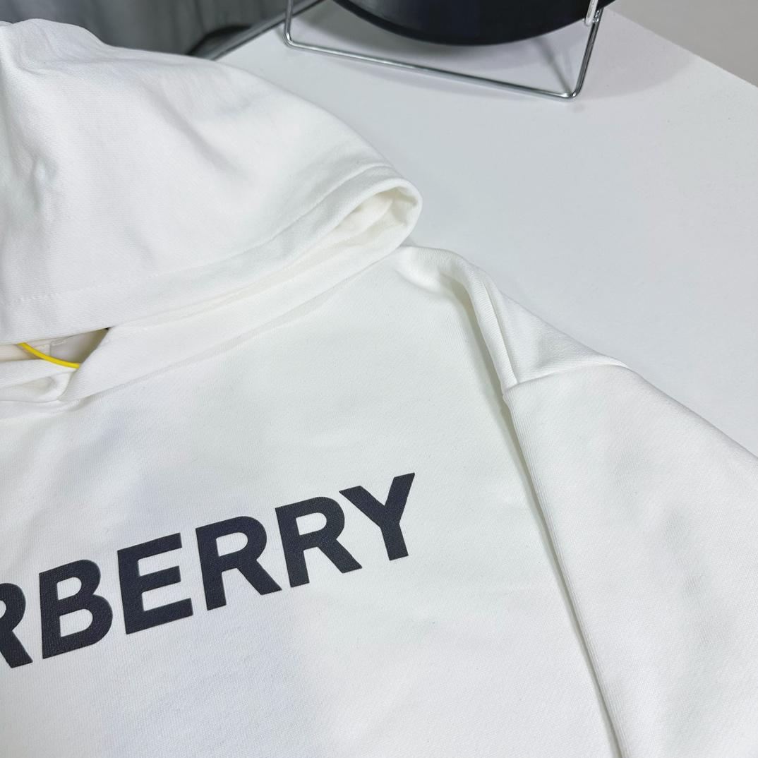 Худи Burberry Frontside Contrast Up Logo Burberry "White" фото № 4