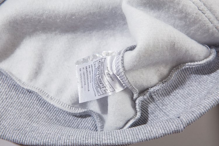 Худи Carhartt With Text Logo In The Center "Gray" фото № 8