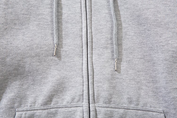 Худи Carhartt With Text Logo ZIP "Gray" фото № 2