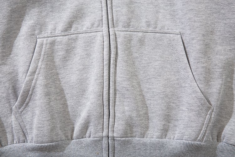 Худи Carhartt With Text Logo ZIP "Gray" фото № 7
