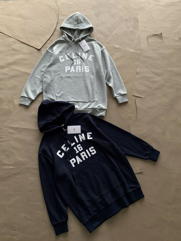 Худи Celine Number 16 "Gray" фото № 3