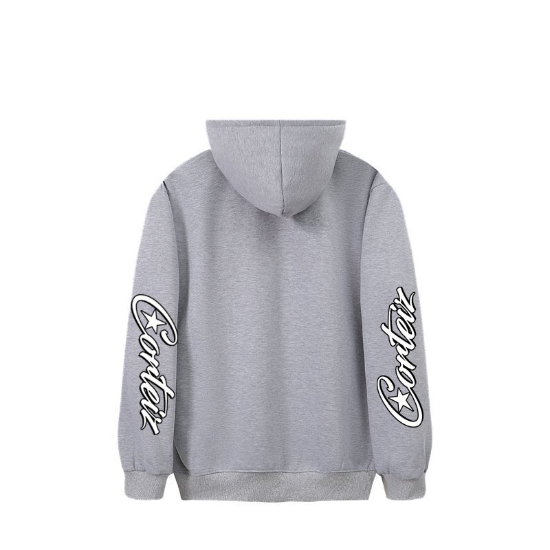 Худи Corteiz Chisel Logo "Gray" фото № 2