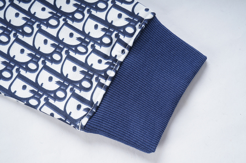 Худи Dior Print From The Name "Blue/White" фото № 2