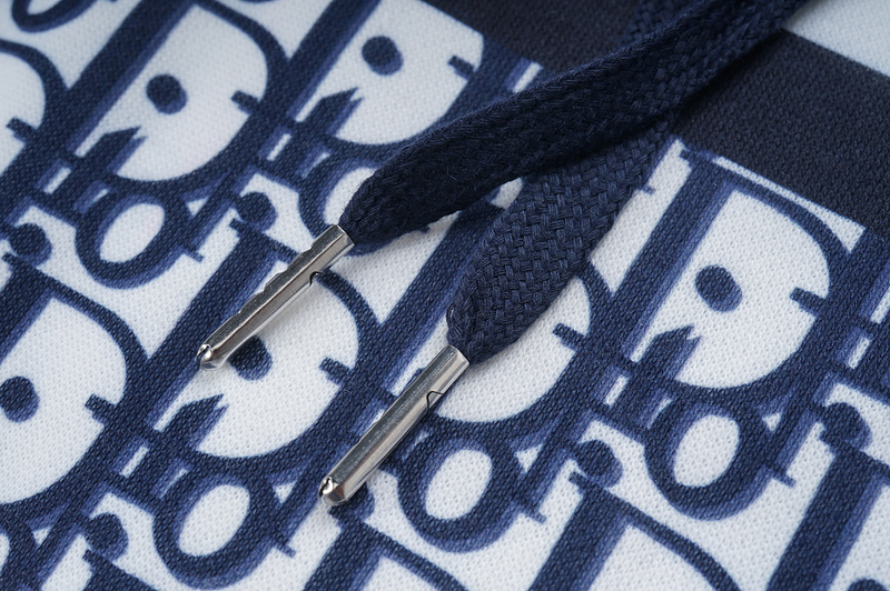 Худи Dior Print From The Name "Blue/White" фото № 5