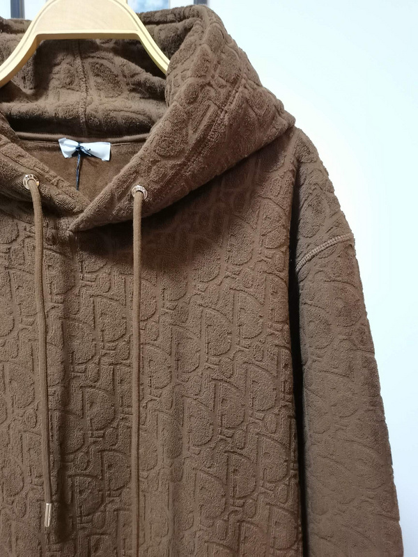 Худи Dior Branded Print "Brown" фото № 4