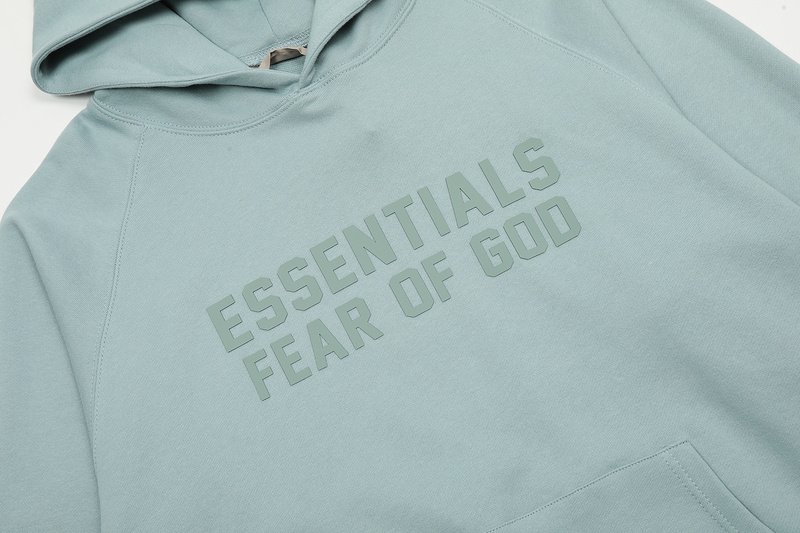 Худи Fear Of God Having Text Logo "Blue" фото № 7