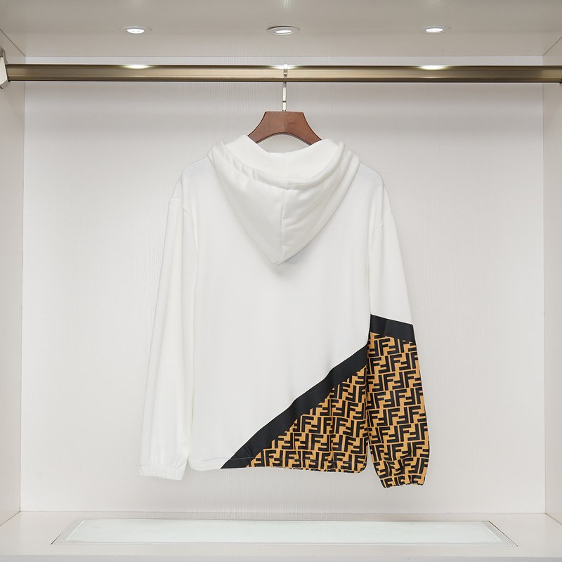 Худи Fendi Roma Upside Down Letters "White" фото № 2