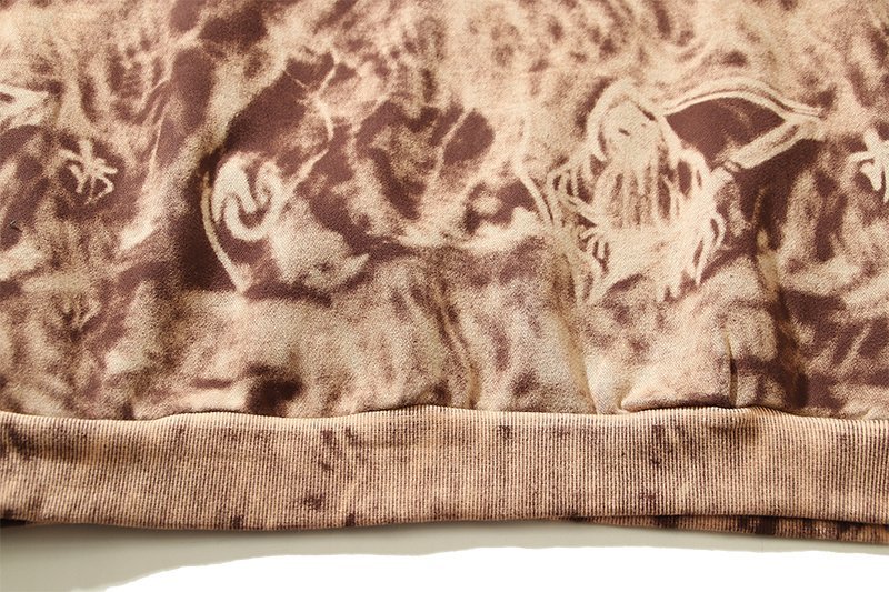 Худи Four Caccus Tongues Of The Flame "Brown" фото № 7