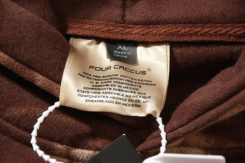 Худи Four Caccus Tongues Of The Flame "Brown" фото № 9