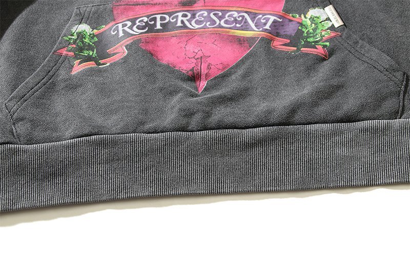 Худи Four Caccus X Represent Valentines Day "Gray" фото № 7