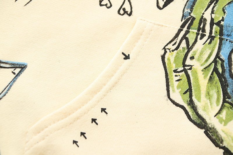 Худи Four Caccus Undead "Cream" фото № 8