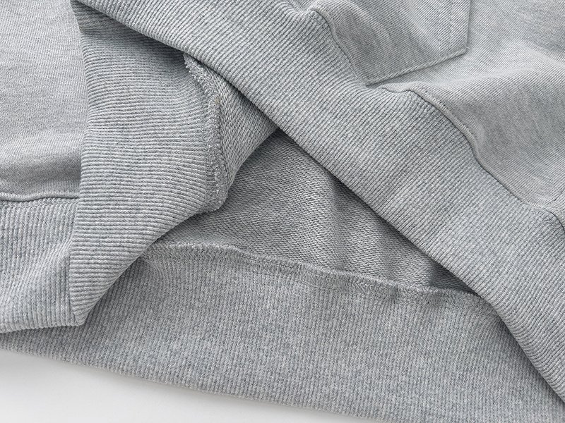 Худи Gallery Dept With Text Logo - Plain "Gray" фото № 3