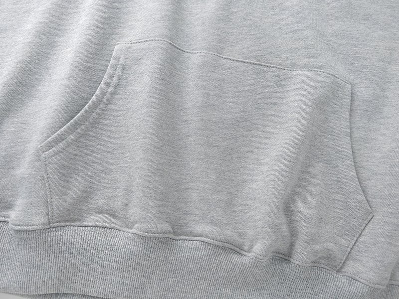 Худи Gallery Dept With Text Logo - Plain "Gray" фото № 4
