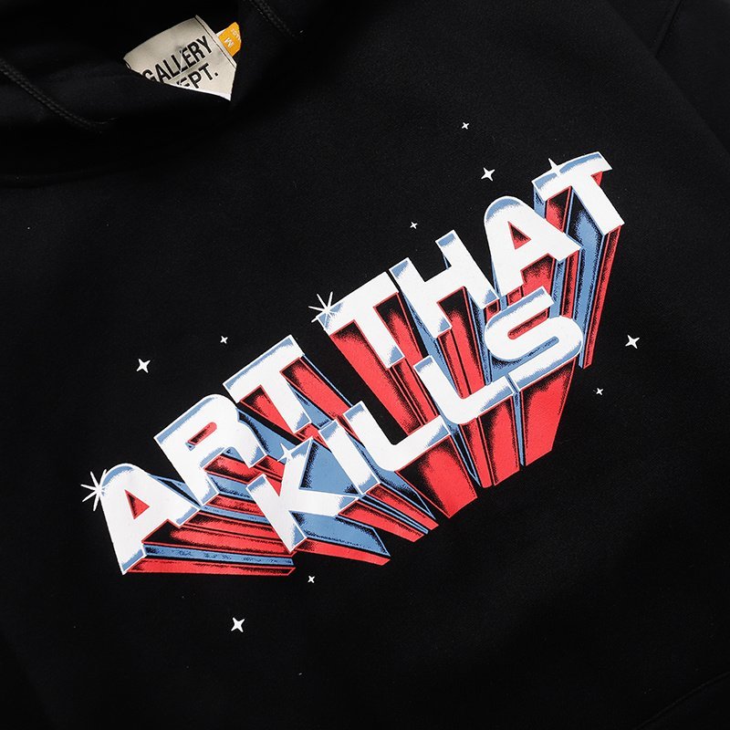 Худи Gallery Dept Art That Kills "Black" фото № 7