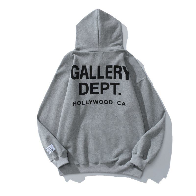 Худи Gallery Dept Patch On The Sleeve "Gray" фото № 2