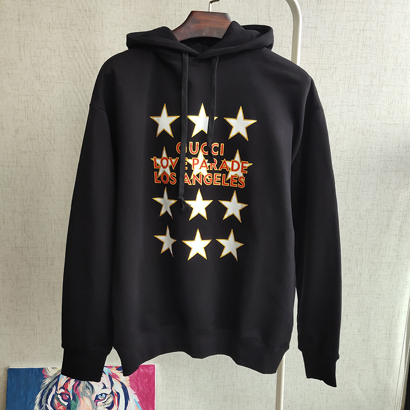 Худи Gucci Many Stars "Black" фото № 5
