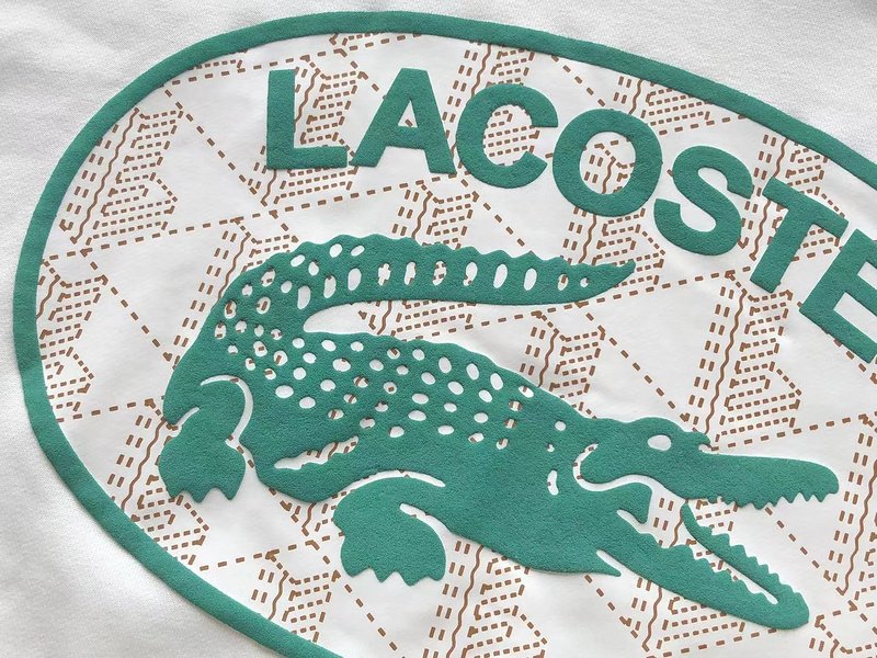 Худи Lacoste Wide Front Pocket And Big Embroidered Logo "White" фото № 3