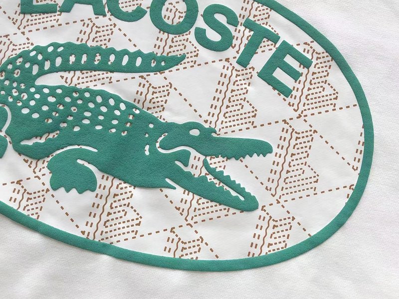 Худи Lacoste Wide Front Pocket And Big Embroidered Logo "White" фото № 4