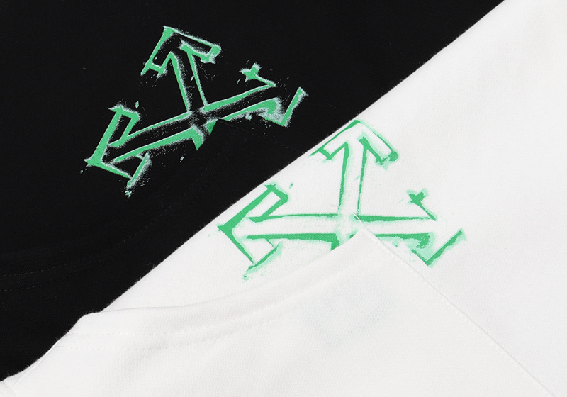 Худи Off White A Can Of Green Paint "Black" фото № 2