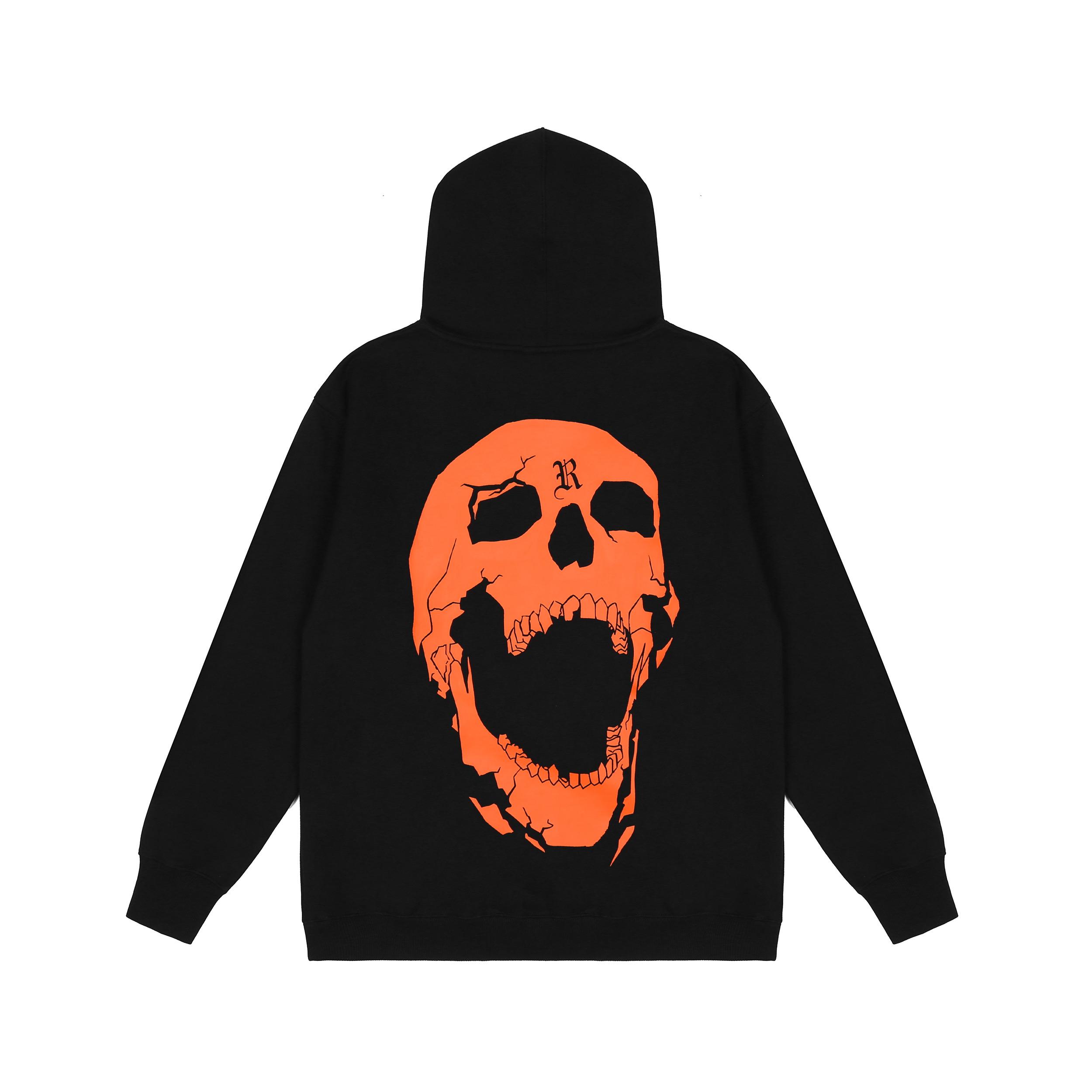 Худи Revenge Orange Skull Scream "Black" фото № 2