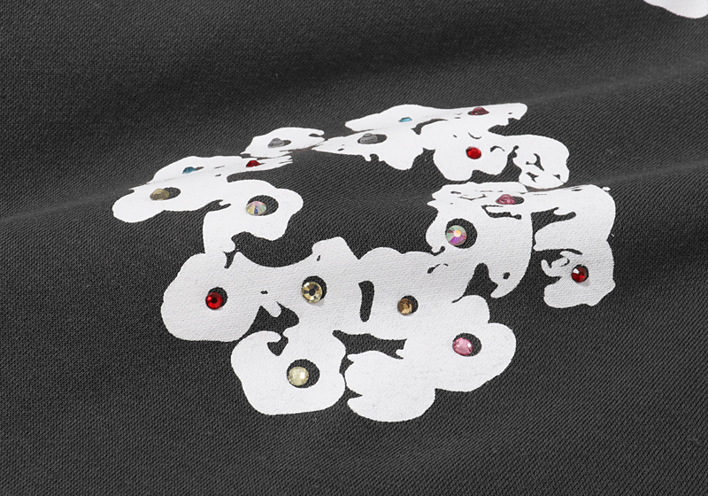 Худи Rocky With Rhinestones ZIP "Gray" фото № 8