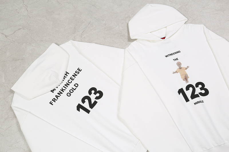 Худи Rrr123 With Brand Logo "White" фото № 8