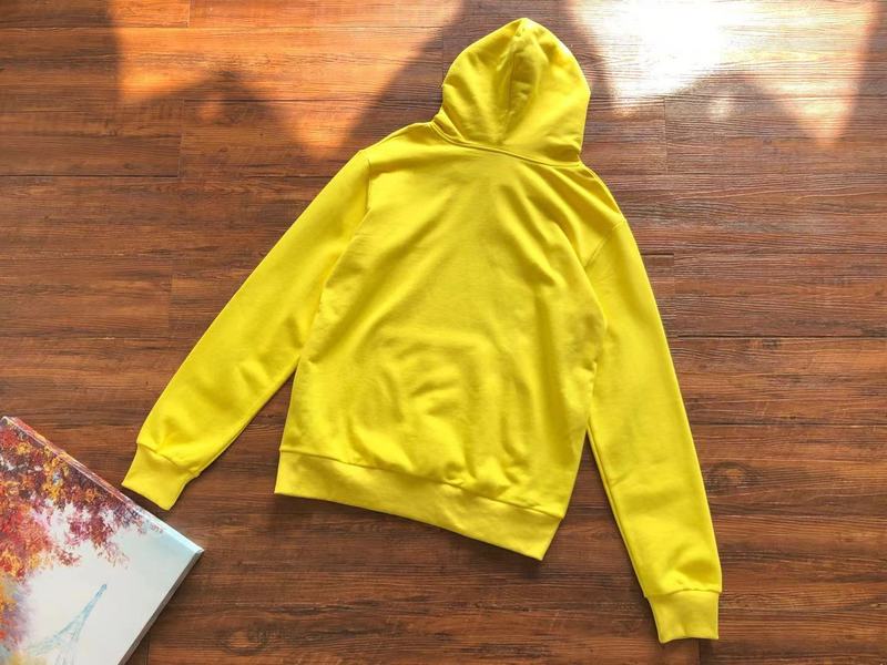 Худи Sp5der Wide Front Pocket And Spider Web "Yellow" фото № 2