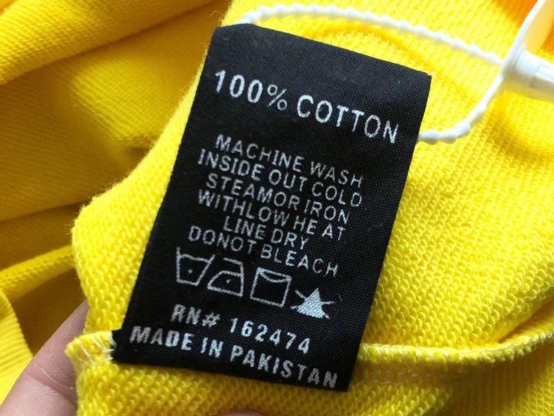 Худи Sp5der Wide Front Pocket And Spider Web "Yellow" фото № 8