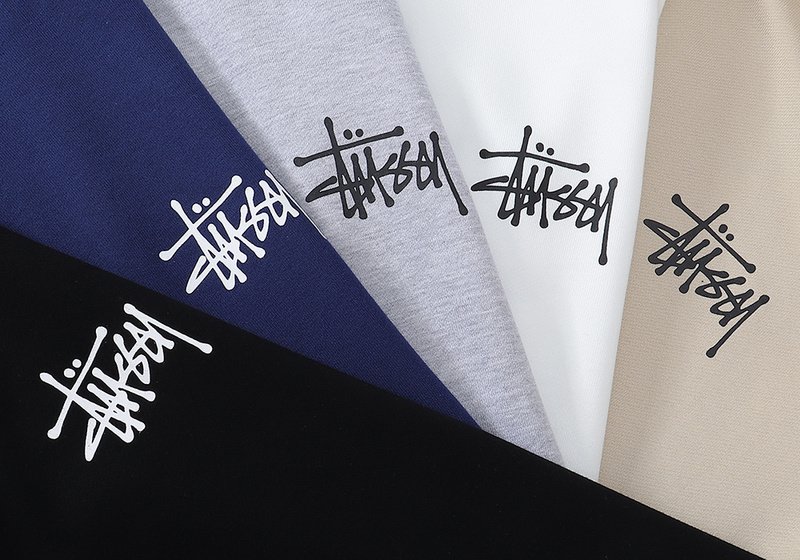 Худи Stussy Facsimile Style Logo ZIP "White" фото № 2
