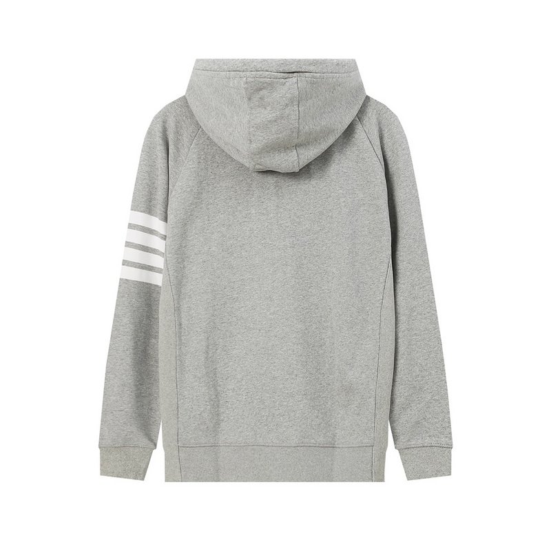 Худи Thom Browne With Stripes ZIP "Gray/White" фото № 2