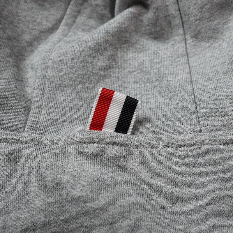 Худи Thom Browne With Stripes ZIP "Gray/White" фото № 7