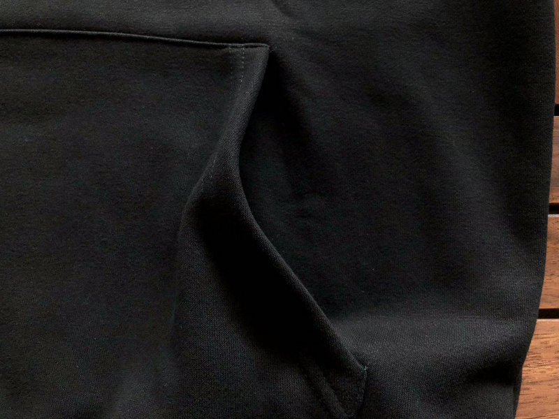 Худи Trapstar Logo Lettering With Multicolor Letters And Wide Pocket Front "Black" фото № 3