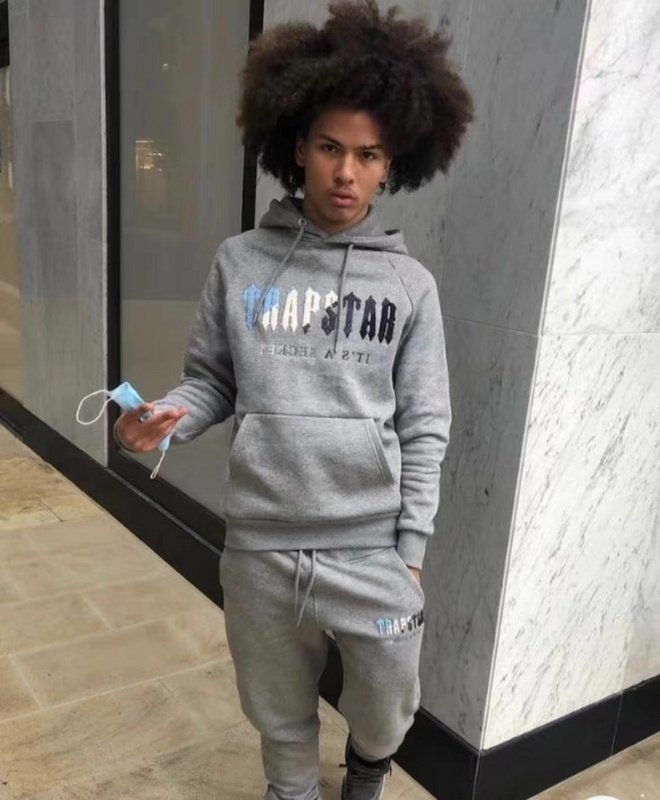 Худи Trapstar Mirror Inscription It's A Secret "Gray" фото № 6