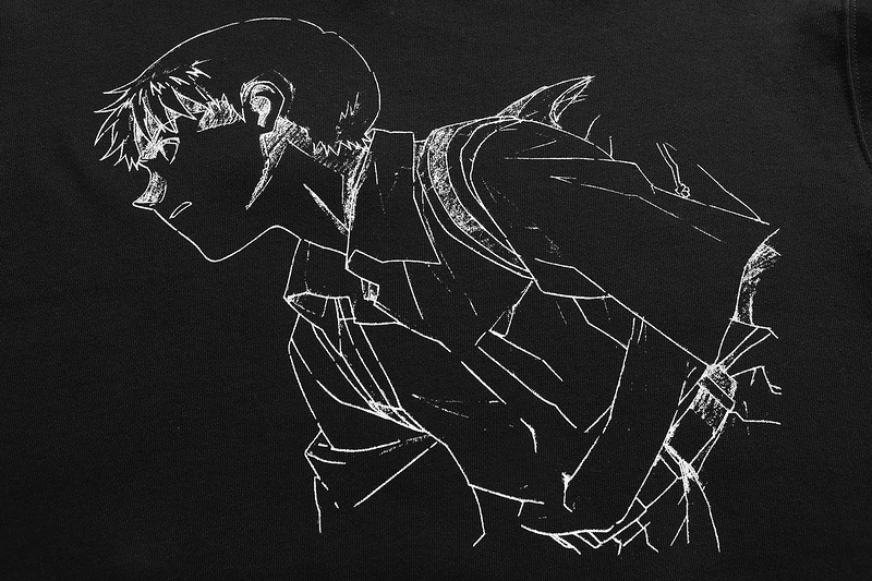 Худи Undercover Image Of A Boy On His Back "Black" фото № 4