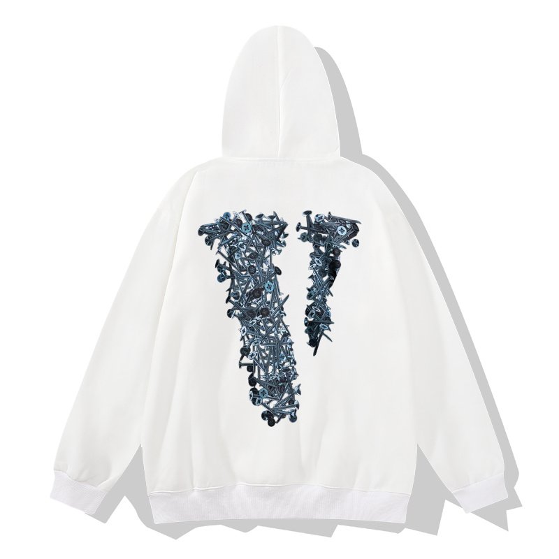 Худи Vlone Screws - Logo "White" фото № 2