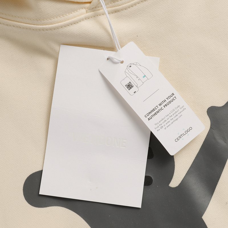 Худи We11done Hugs "Cream" фото № 5