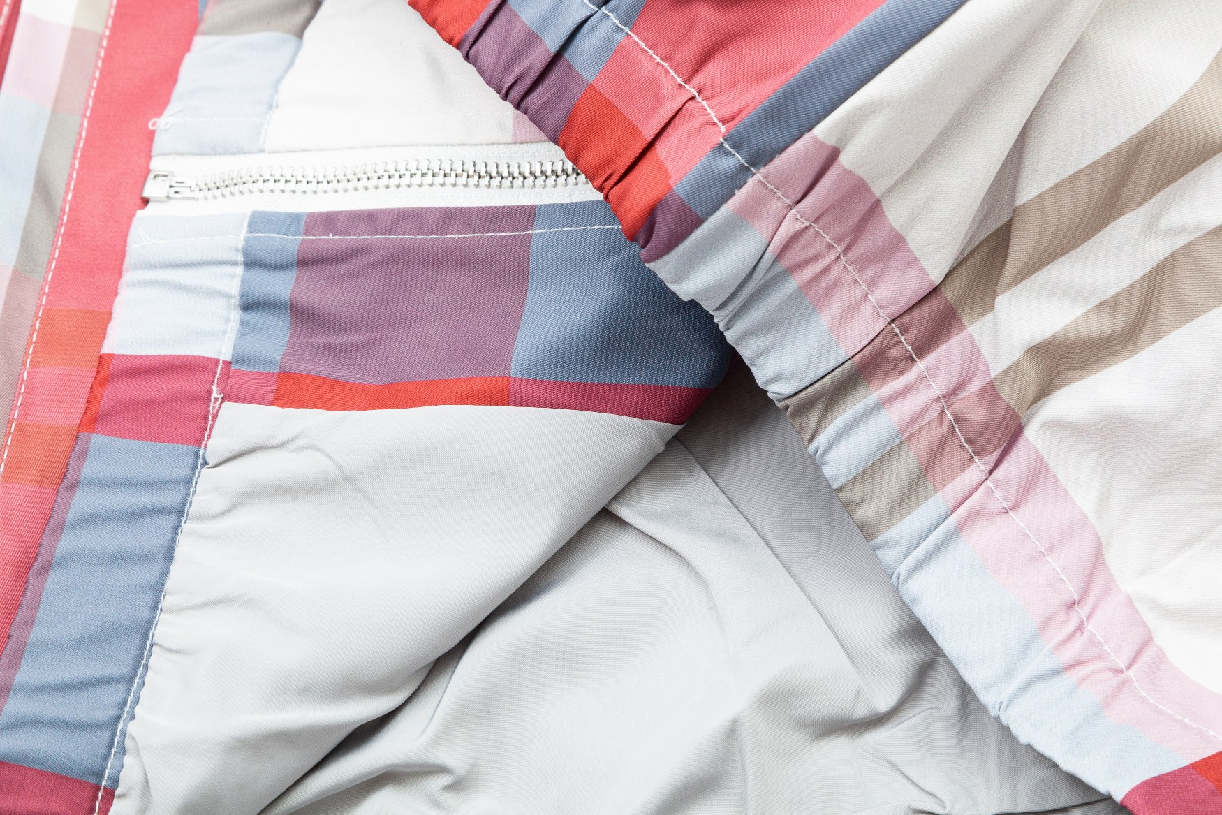 Ветровка Burberry Plaid "Red/Grey/White” фото № 2