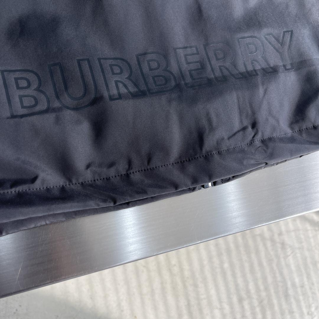 Куртка Burberry White Logo On Black Stripe Miu Miu "Black" фото № 7