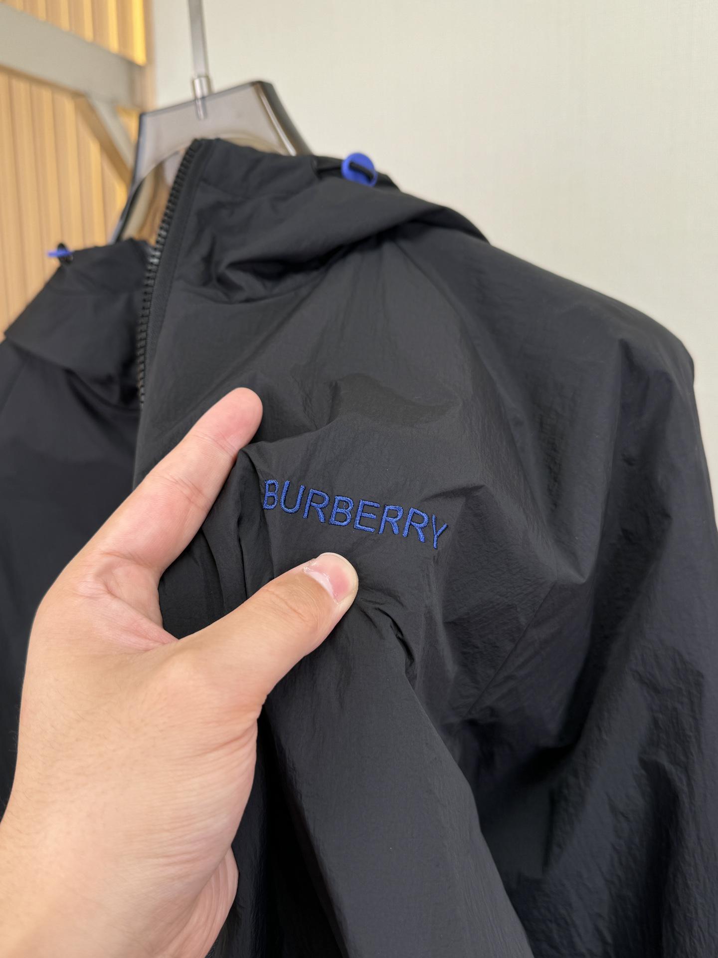 Куртка Burberry Frontside Blue Print Warrios And Horse "Black" фото № 4