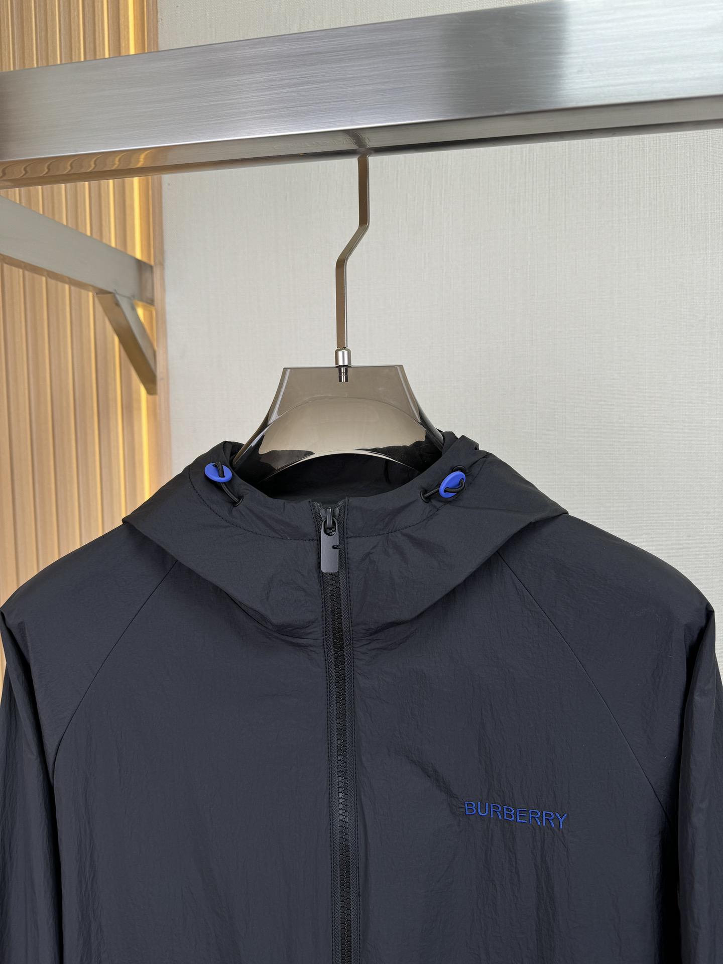 Куртка Burberry Frontside Blue Print Warrios And Horse "Black" фото № 2