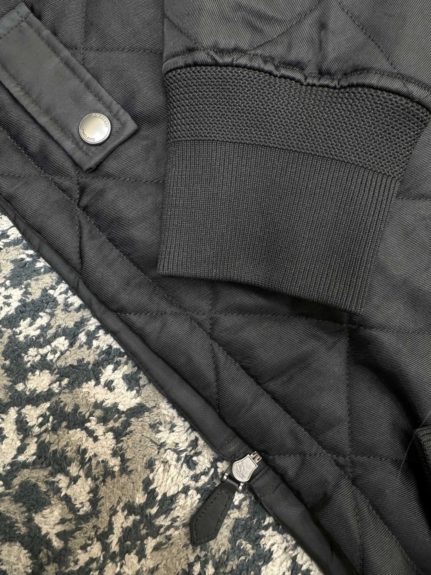 Куртка Burberry Allsides Black Rombes Print "Black" фото № 6